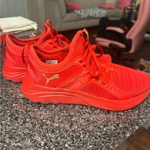 Puma Fiery Red Sneakers